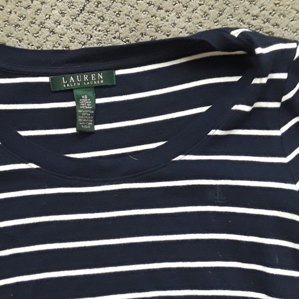 Striped polo shirt